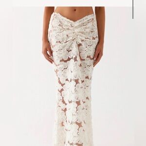 BNWT PepperMayo White Lace Skirt🌸